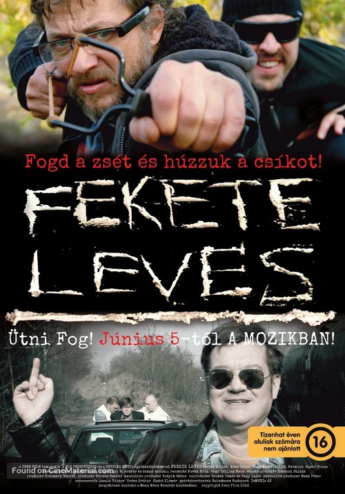 Fekete leves - Hungarian Movie Poster