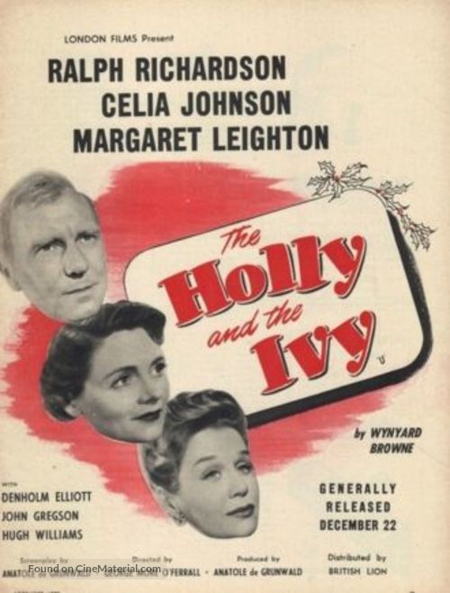 The Holly and the Ivy - British Movie Poster