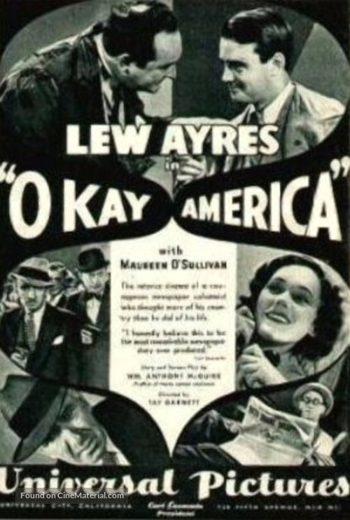 Okay, America! - Movie Poster