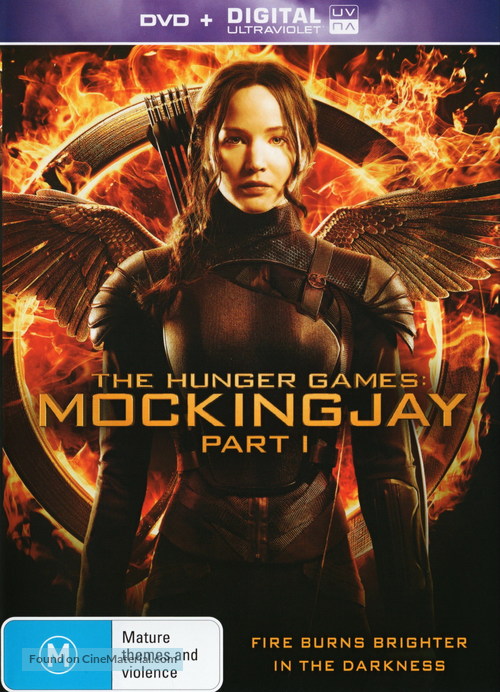 The Hunger Games: Mockingjay - Part 1 - Australian DVD movie cover