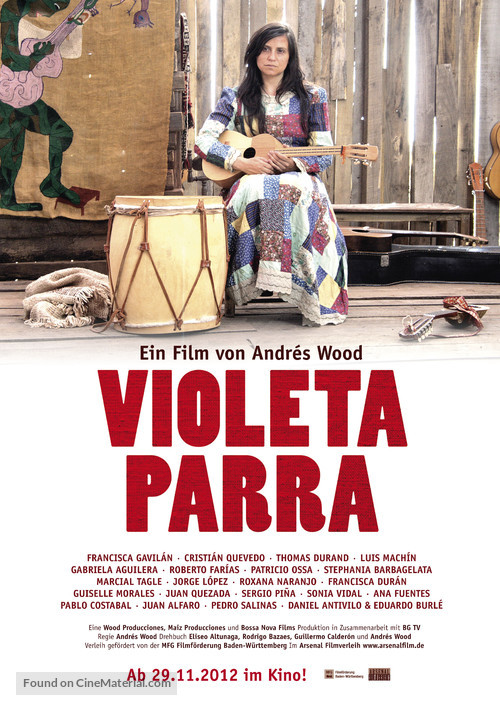 Violeta se fue a los cielos - German Movie Poster