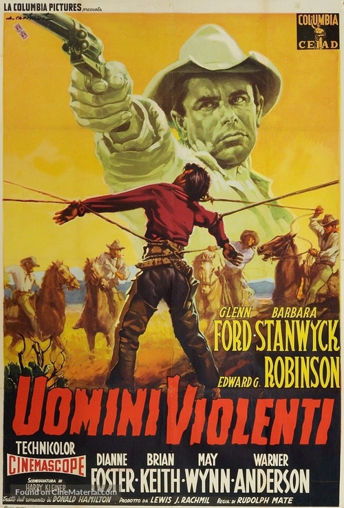 The Violent Men - Italian Movie Poster