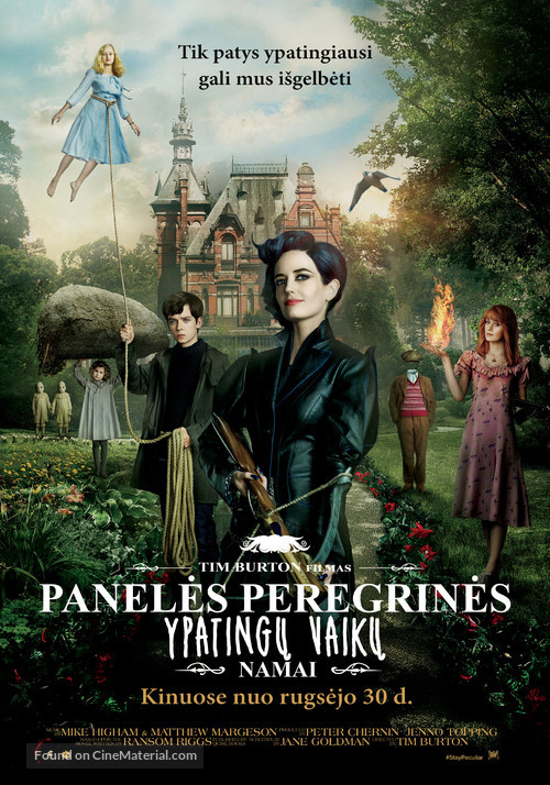 Miss Peregrine&#039;s Home for Peculiar Children - Lithuanian Movie Poster