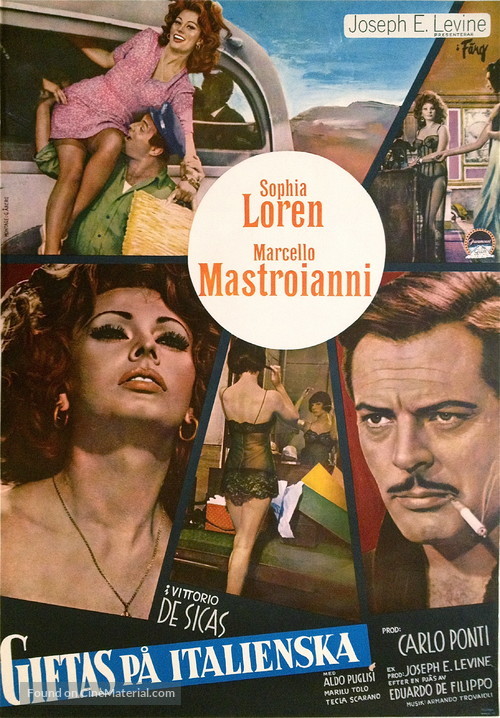 Matrimonio all&#039;italiana - Swedish Movie Poster