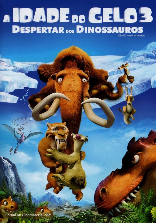 Ice Age: Dawn of the Dinosaurs - Portuguese Movie Cover