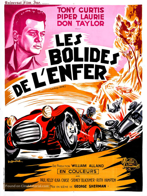 Johnny Dark - French Movie Poster