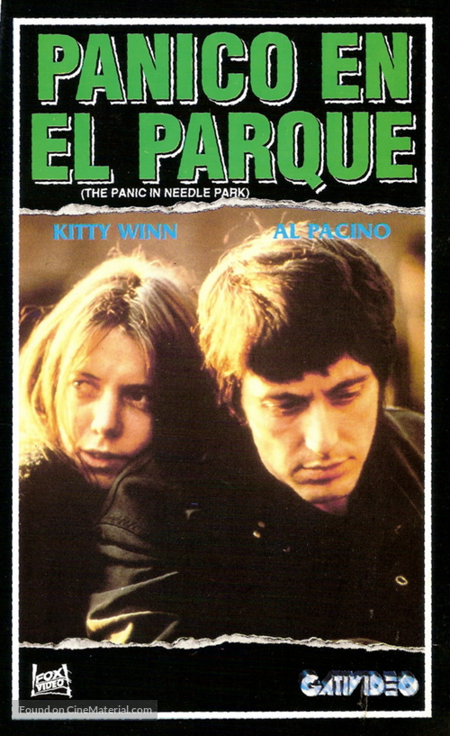The Panic in Needle Park - Argentinian VHS movie cover