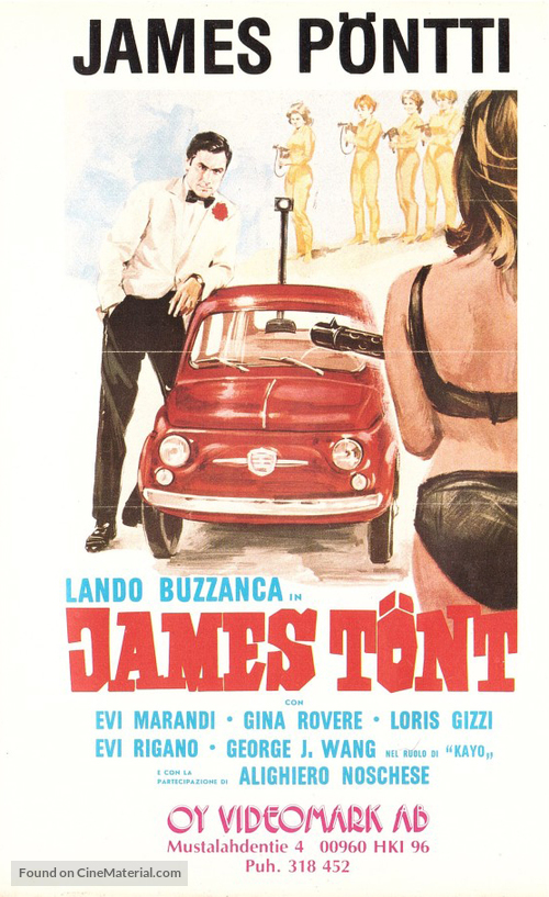 James Tont operazione D.U.E. - Finnish VHS movie cover