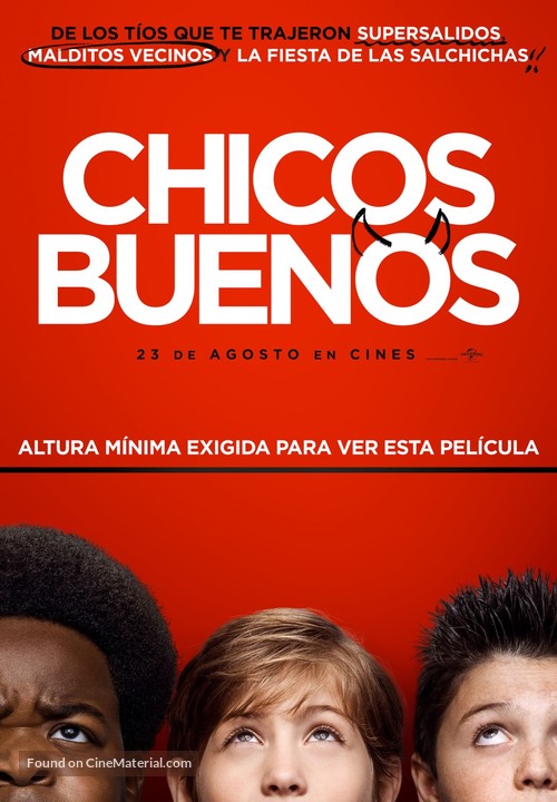 Good Boys - Spanish Movie Poster