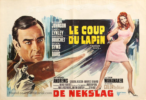 Danger Route - Belgian Movie Poster