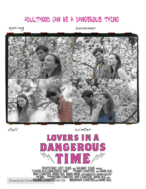 Lovers in a Dangerous Time - Canadian Movie Poster