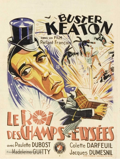 Le roi des Champs-&Eacute;lys&eacute;es - Belgian Movie Poster