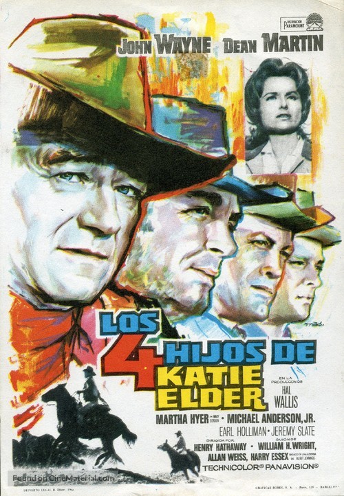 The Sons of Katie Elder - Spanish Movie Poster