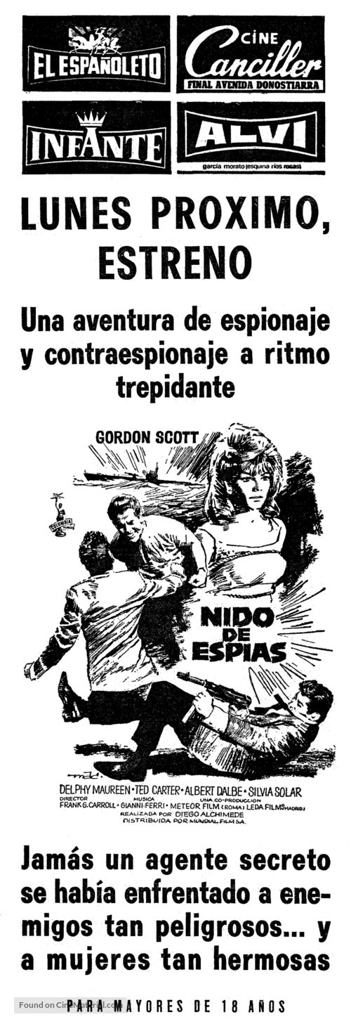 Raggio infernale, Il - Spanish poster