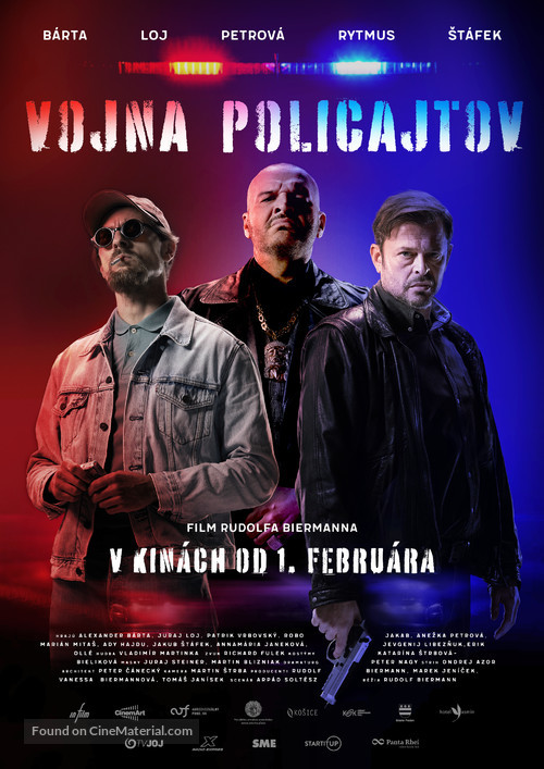 Vojna policajtov - Slovak Movie Poster