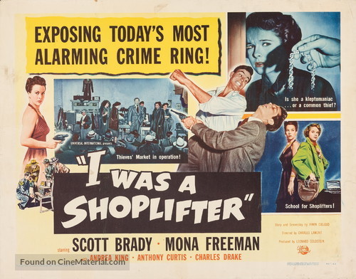 I Was a Shoplifter - Movie Poster