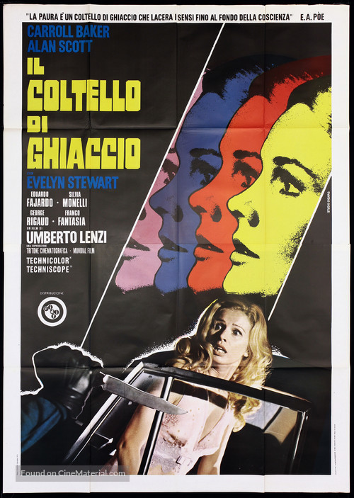 Il coltello di ghiaccio - Italian Movie Poster