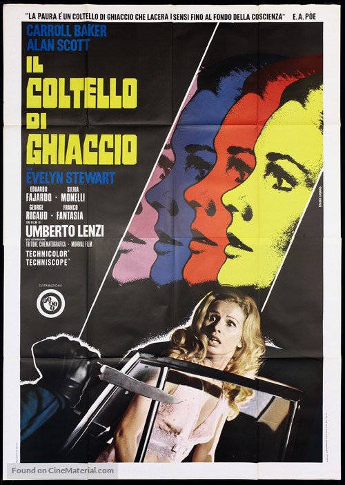 Il coltello di ghiaccio - Italian Movie Poster