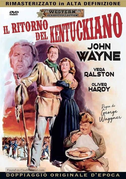 The Fighting Kentuckian - Italian DVD movie cover