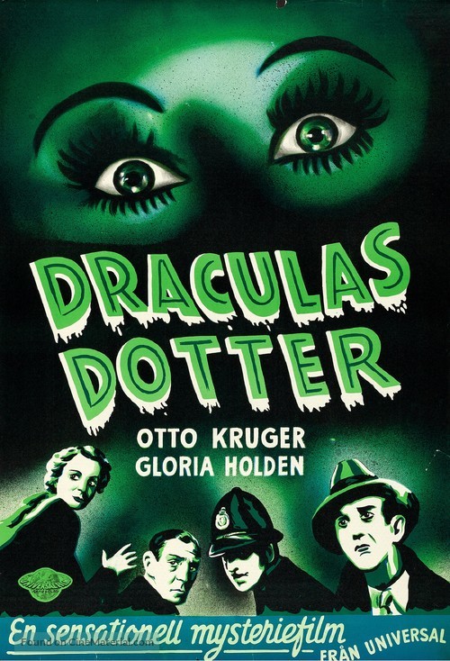 Dracula&#039;s Daughter - Swedish Movie Poster