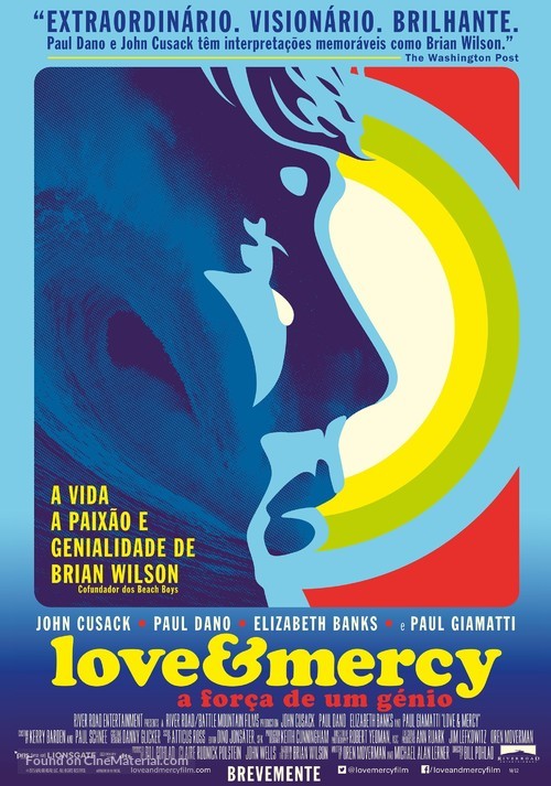 Love &amp; Mercy - Portuguese Movie Poster