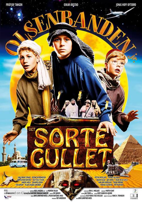 Olsenbanden jr. og det sorte gullet - Norwegian Movie Poster