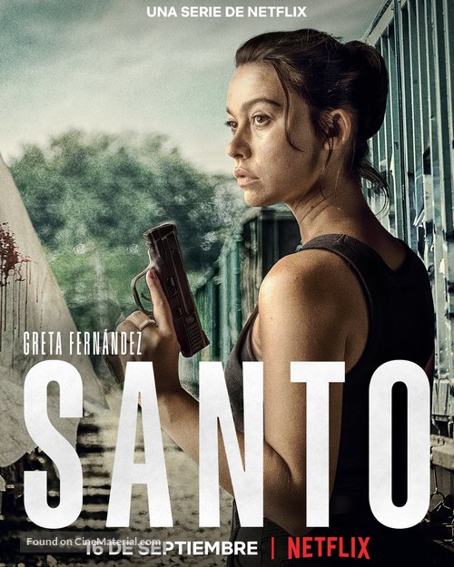 &quot;Santo&quot; - Spanish Movie Poster
