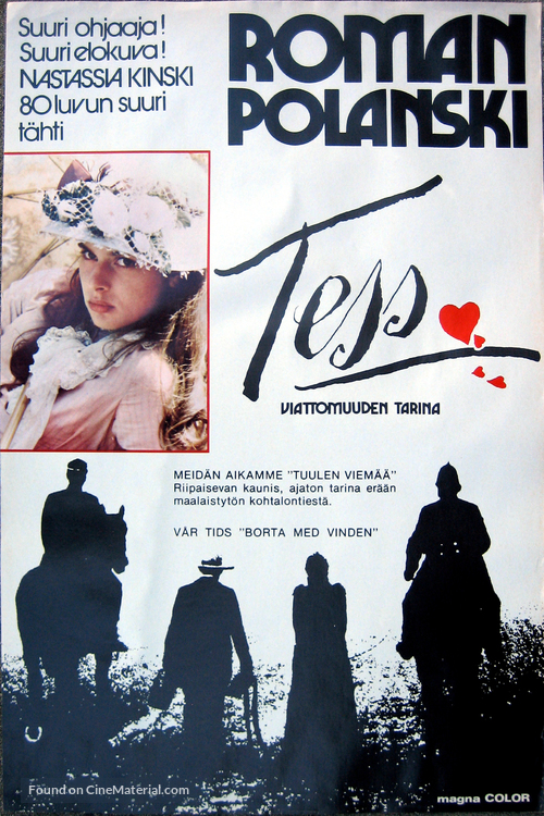 Tess - Finnish Movie Poster