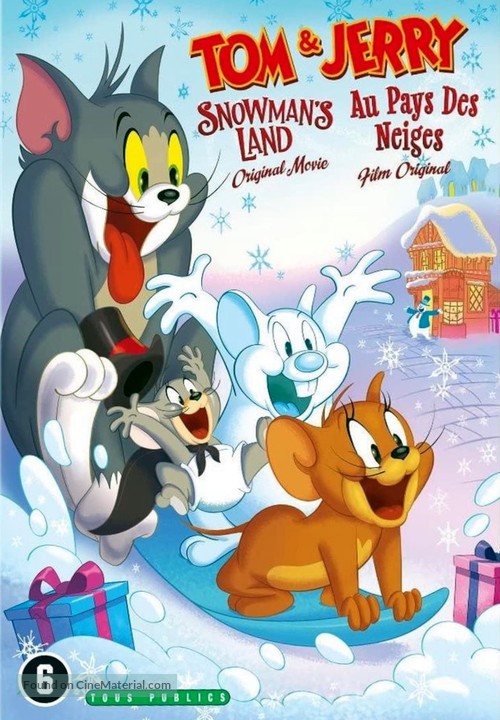 Tom and Jerry: Snowman&#039;s Land - Belgian DVD movie cover