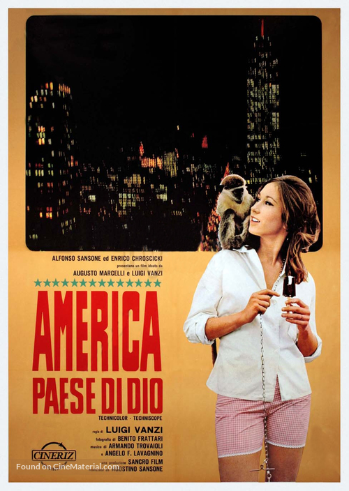 America paese di Dio - Italian Movie Poster