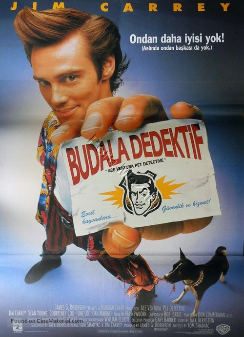 Ace Ventura: Pet Detective - Turkish Movie Poster