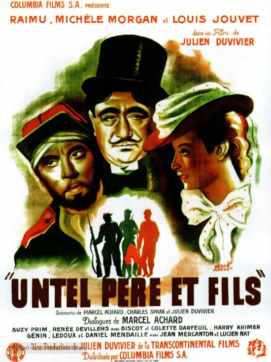 Untel p&egrave;re et fils - French Movie Poster