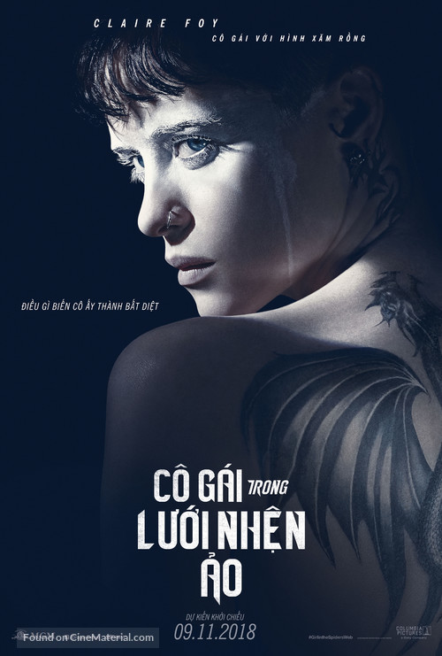 The Girl in the Spider&#039;s Web - Vietnamese Movie Poster