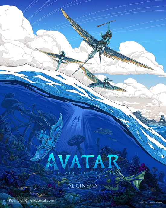 Avatar: The Way of Water - Italian Movie Poster