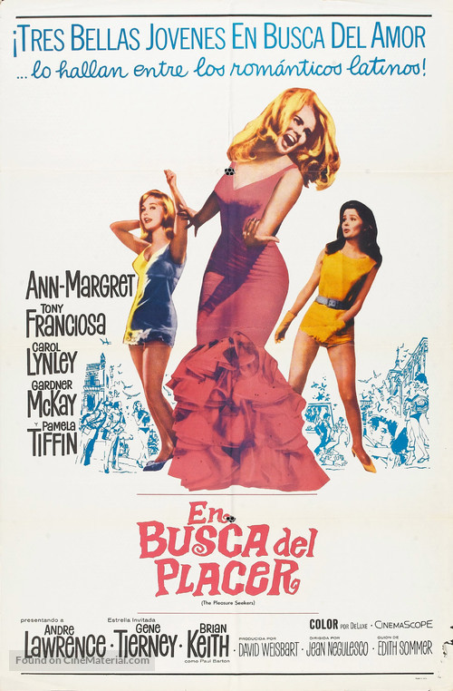 The Pleasure Seekers - Spanish Movie Poster