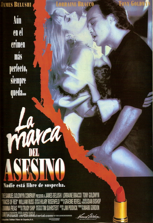 Traces of Red - Spanish Movie Poster