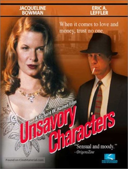 Unsavory Characters - DVD movie cover