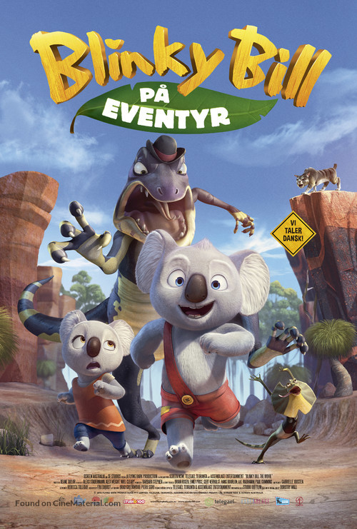 Blinky Bill the Movie - Danish Movie Poster