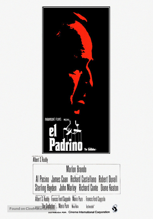 The Godfather - Spanish Movie Poster
