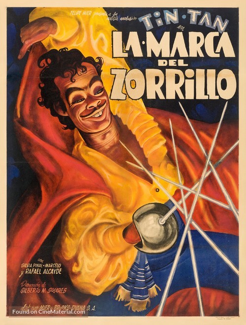 La marca del zorrillo - Mexican Movie Poster