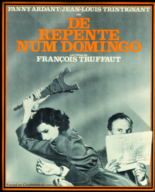 Vivement dimanche! - Brazilian Movie Poster