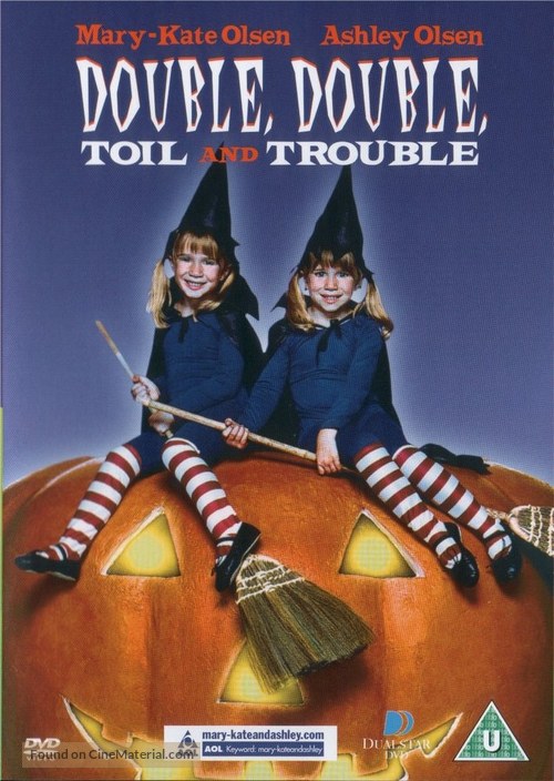 Double, Double, Toil and Trouble - British DVD movie cover