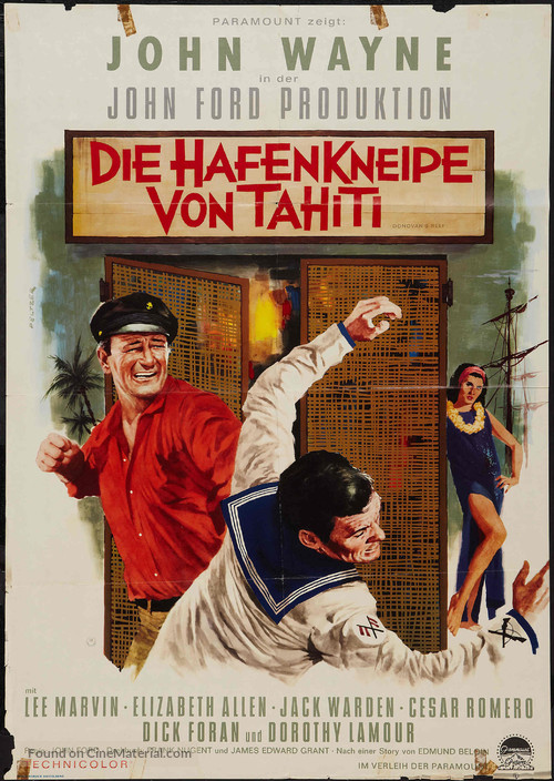 Donovan&#039;s Reef - German Movie Poster
