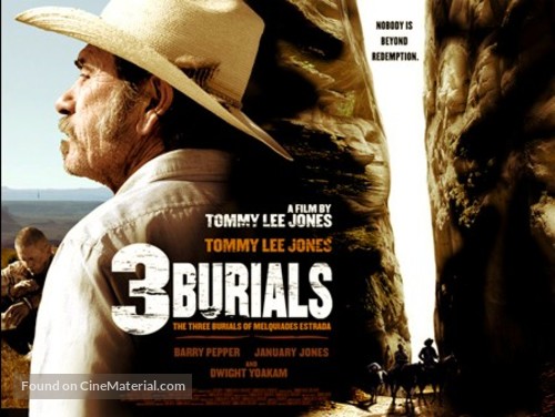 The Three Burials of Melquiades Estrada - British Concept movie poster