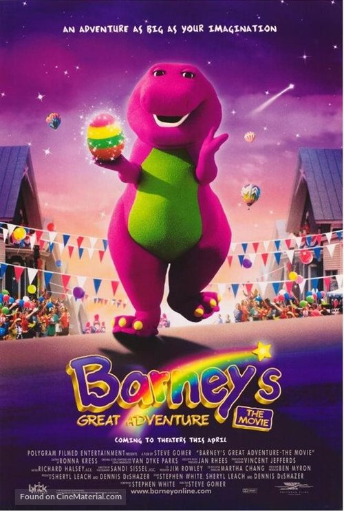 Barney&#039;s Great Adventure - Movie Poster