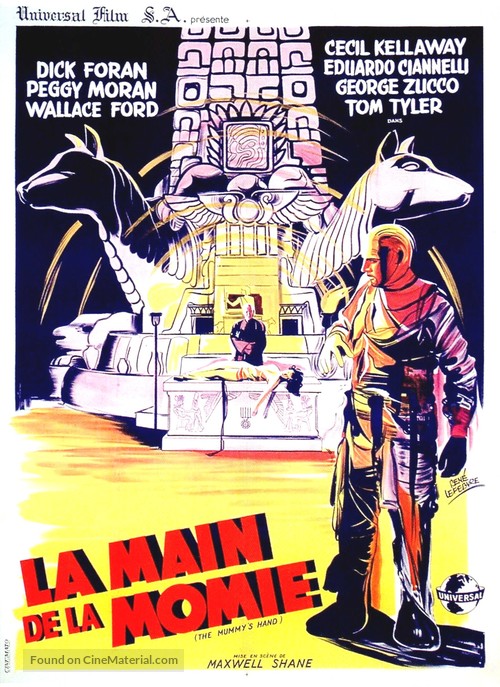 The Mummy&#039;s Hand - French Movie Poster