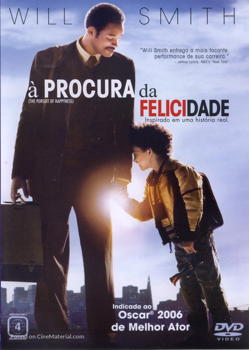 The Pursuit of Happyness - Brazilian DVD movie cover