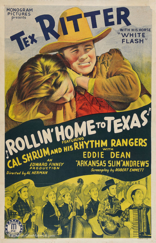 Rolling Home to Texas - Movie Poster