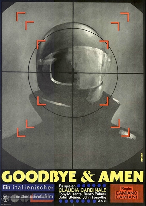 Goodbye &amp; Amen - German Movie Poster