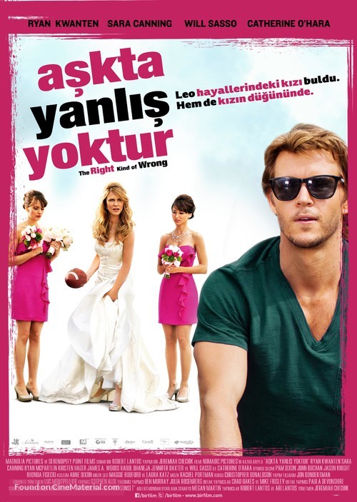 The Right Kind of Wrong - Turkish Movie Poster